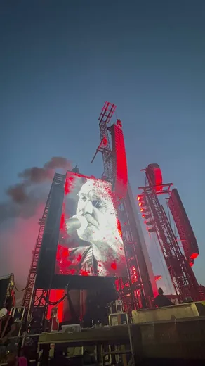Photo from a stage construction site