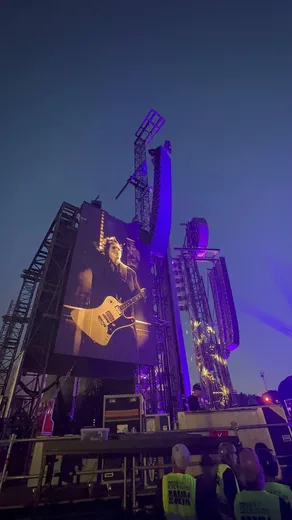 Photo from a stage construction site
