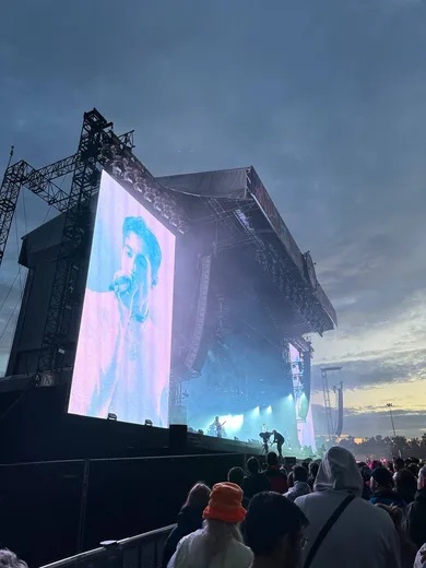 Photo from a stage construction site