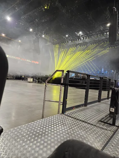 Photo from a stage construction site