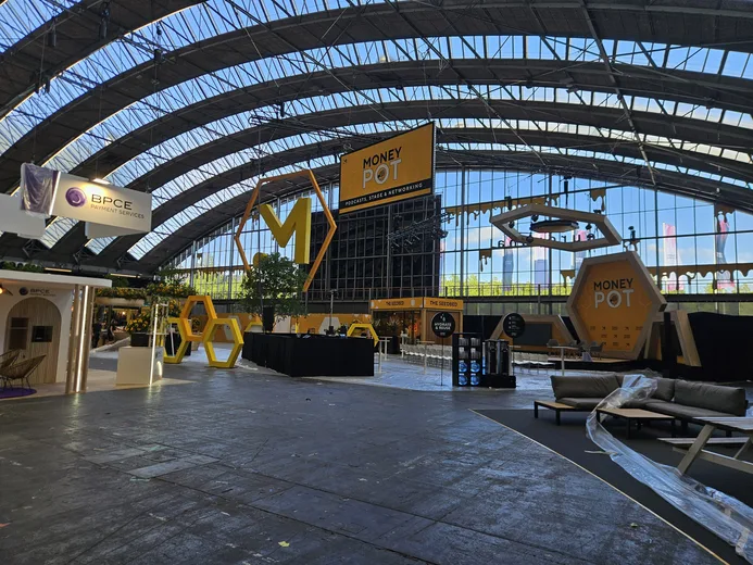 Photo from a stage construction site