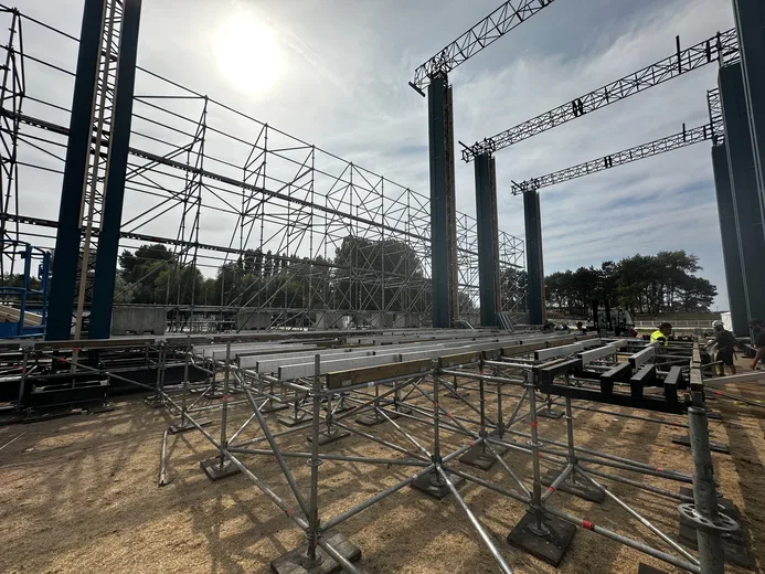Steel towers and truss frames