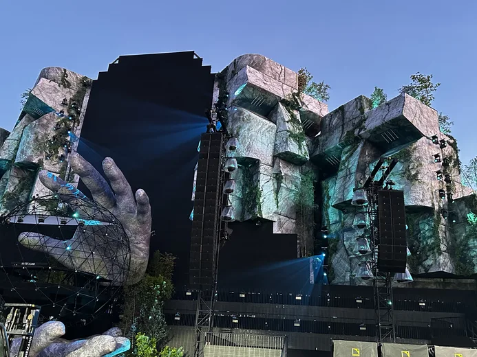 Main stage from the field